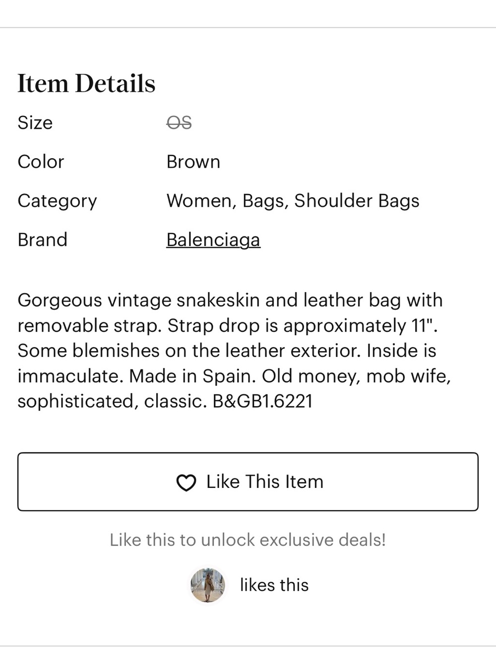 Balenciaga El Corte Ingles Vintage Bag - Picture 7 of 7